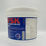گریس لیتیوم EP2 نسوز 4.5 کیلوگرمی FSK LGEP 2/5 - روانکار صنعتی OEM | فارس صنعت کامران(FSK)
