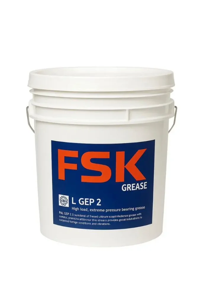 گریس لیتیوم EP2 نسوز 15 کیلوگرمی FSK- LGEP2/15 - مناسب فشار بالا و دمای گسترده | فارس صنعت کامران(FSK)